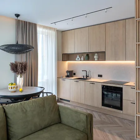 Lägenhet Parko Pakrantes Apartamentai Klaipėda